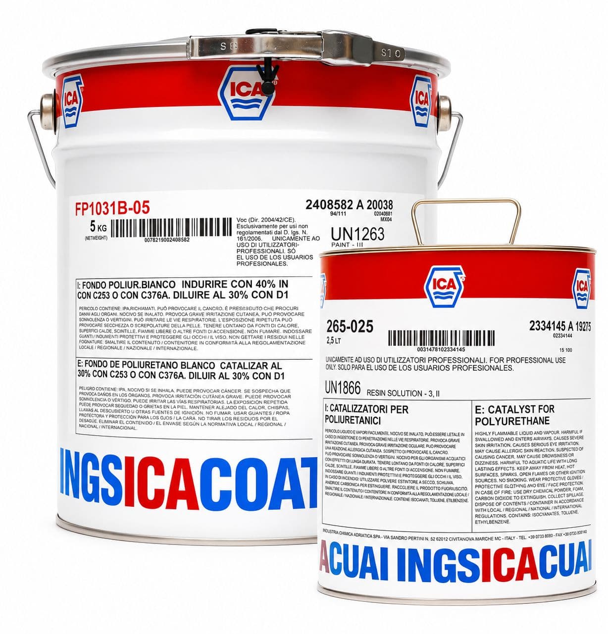 ICA Kit Fondo Blanco P.U FP1031B-05